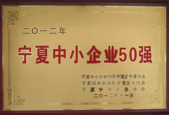 寧夏中小企業(yè)50強